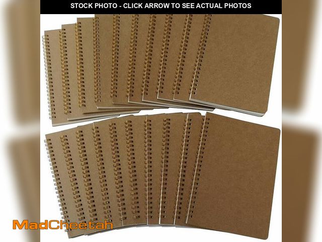 Lot 74-13721835 - YUREE Spiral Notebook A5/Softcover Spiral Journal, Blank Pages, 50 Sheets (100 Pages), 8.45" x 5.8",...