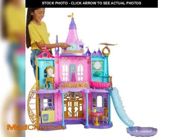 Lot 74-12096323 - Mattel Disney Princess Toys, Ultimate Castle 4 Ft Tall with Lights &amp; Sounds, 3 Levels, 10 Play A...