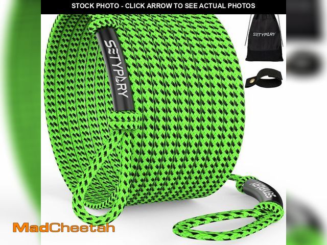 Lot 74-12716951 - SETYPARY 4K 60FT Boat Tow Rope for Tubing, Fits 1-4 Person Towable Tubes Boating, Heavy-Duty Floatin...
