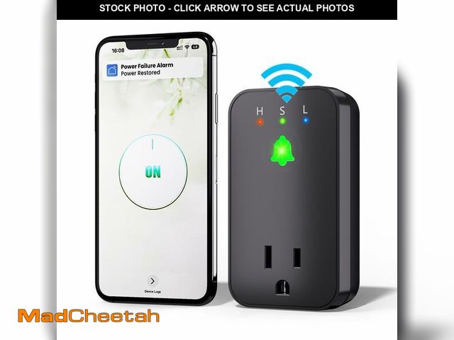 Lot 74-12976710 - Power Failure Alarm WiFi, Smart Power Outage Alarm with App Notifications, Mini Size Freezer Alert w...