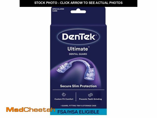 Lot 74-14046801 - DenTek Ultimate Dental Guard, Slim-Fit Mouth Guard for Grinding Teeth at Night, FDA Cleared Night Gu...