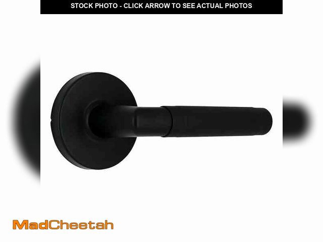 Lot 74-14614324 - Home Decorators Collection Woodcliff Matte Black Hall/Closet Passage Door Handle LH2X93SYXP - UNUSED