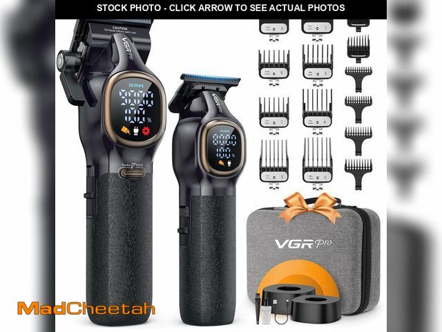Lot 74-12707100 - VGRPRO Professional Hair Clippers for Men, Professional Barber Clippers and Trimmer Set, Cordless Ha...