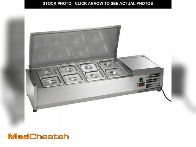 Lot 74-12394191 - Arctic Air ACP48 47.25-Inch Countertop Refrigerated Sandwich/Salad Prep Table, Stainless Steel, 115v...