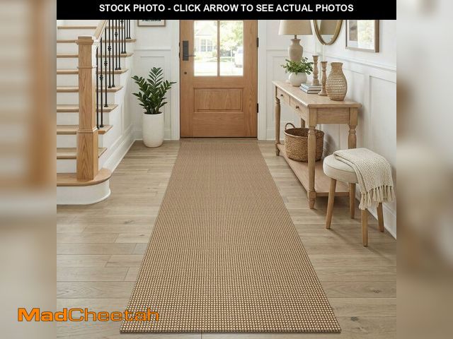Lot 74-14269209 - KOZYFLY Runners for Hallways 2.6x8 ft Washable Kitchen Runner Non Slip Rubber Backed Hall Runners Co...