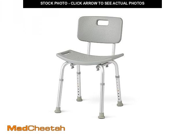 Lot 74-12137108 - Medline Bath Chair, Bench, Seat, Stool for Disabled, Seniors &amp; Elderly Bathroom Transfer Inside ...