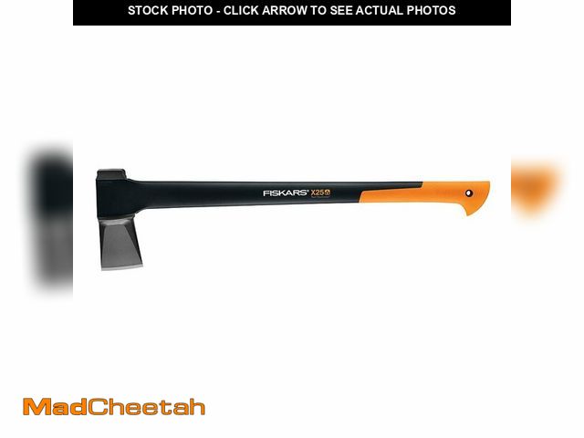 Lot 74-14361152 - Fiskars X-seriesÃ¢âÂ¢ X25 Splitting Axe with Forged Steel Blade with 28" Shock-Absorbing Handle - ...