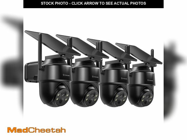 Lot 74-13569386 - GALAYOU 2K Security Cameras Wireless Outdoor-360ÃÂ° PTZ Cameras for Home Security with Solar Panel/...