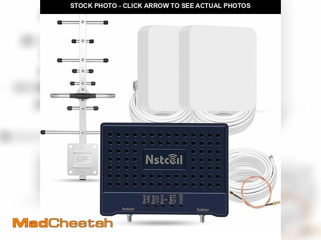 Lot 74-12970549 - Cell Phone Booster for Home &amp; Muti-Room, Up to 7000Sq. Ft,Cell Phone Signal Booster for Rural Ar...