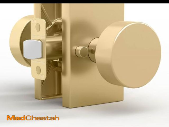 Lot 74-12329116 - Mega Handles Laura Privacy Door Knob for Hallway, Closet and Bathroom Reversible Heavy Duty Design D...