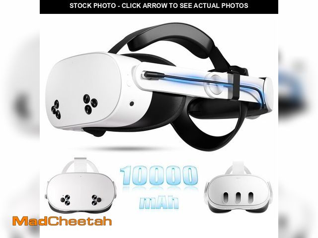 Lot 74-12705506 - Saqico Head Strap Battery Compatible with Meta Quest 3S/Quest 3-10000mAh Elite Strap with Battery Pa...