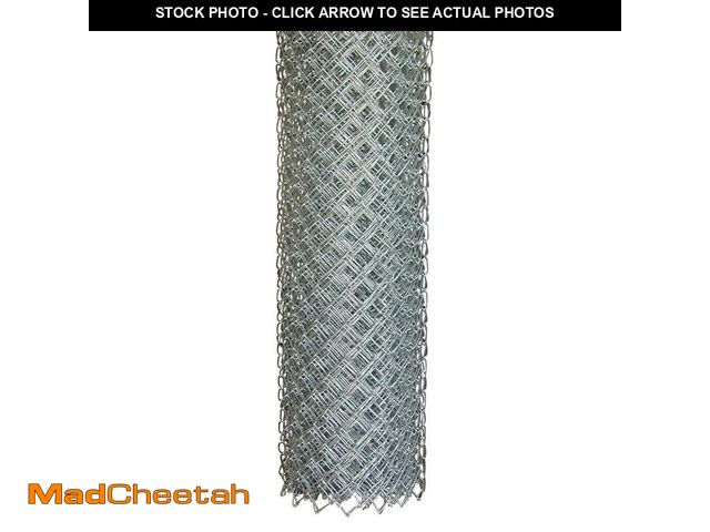 Lot 74-14356173 - Everbilt 6 ft. x 50 ft. 11.5- Gauge Galvanized Steel Chain Link Fence Fabric - UNUSED
