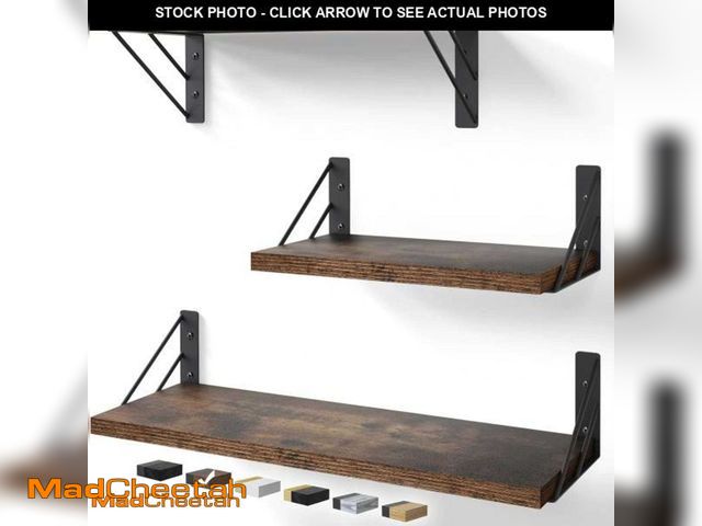 Lot 74-11404857 - BAYKA Wall Shelves for Bedroom Decor, Floating Wall Shelves for Living Room Kitchen Storage, Wall Mo...