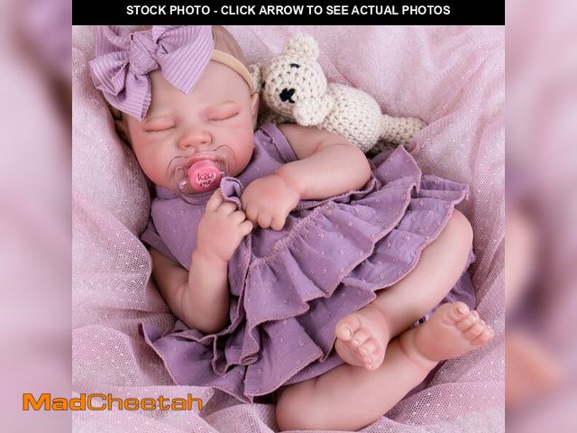 Lot 74-12709210 - Aori Lifelike Reborn Baby Girl Dolls - Realistic 20-Inch Newborn Doll with Poseable Limbs and Feedin...