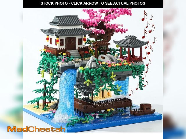 Lot 74-11011711 - Cherry Blossom Tree Building Set with Gift Box, Original Music Cherry Blossom Tree House(Type :Symph...
