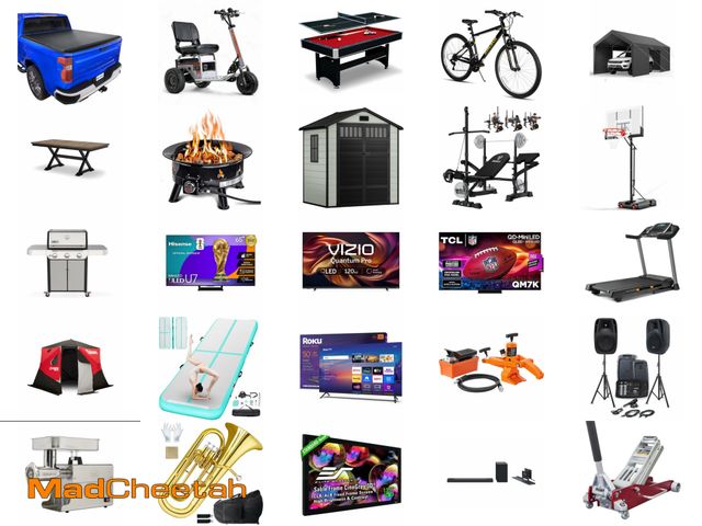 MadCheetah Holland - Overstock, Returns - Home Furnishings, Sports Equipment, Tools and Home Improvement - January 22, 2026