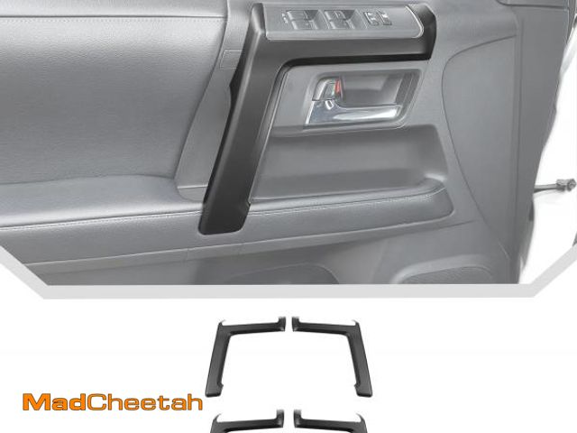 Lot 74-12264329 - JeCar 4pcs for 4Runner Interior Door Handle Cover Trim for Toyota 4Runner 2010-2023 Matt Black Inter...