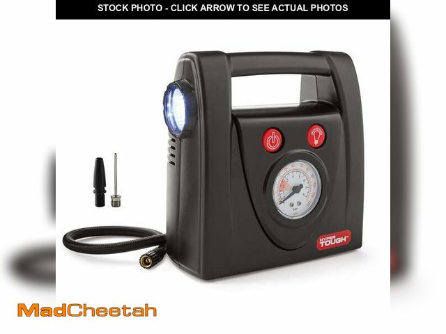Lot 74-12556091 - Hyper Tough DC12V Standard Tire Inflator (MISSING ACCESSORIES)  - UNUSED