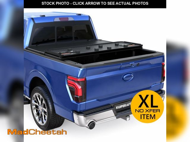 Lot 74-12819862 - KUIPERAUTO 6.5 FT Hard Tri 3-Fold Truck Bed Tonneau Cover Compatible for 2015-2024 2025 Ford F150 F-...