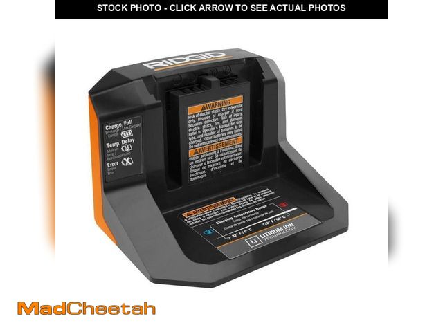 Lot 74-12853553 - RIDGID 18V Lithium-Ion Charger - UNUSED