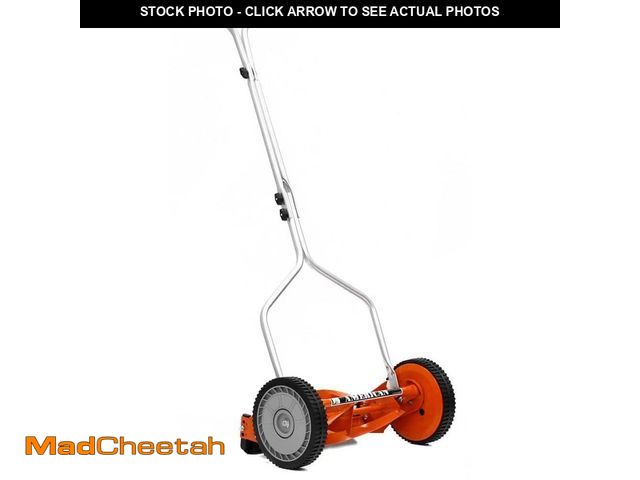 Lot 74-14440278 - American Lawn Mower Company 14 in. 4-Blade Manual Walk Behind Reel Lawn Mower 1204-14-21 - UNUSED