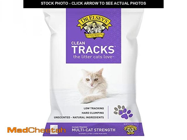 Lot 74-12510087 - Dr. Elsey's Clean Tracks Clumping Clay Cat Litter 40 lb. Bag - UNUSED