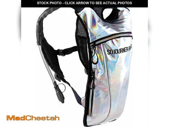 Lot 74-12442470 - SOJOURNER Hydration Pack Backpack - 2L Water Bladder Included for Festivals, Raves, Hiking, Biking, ...