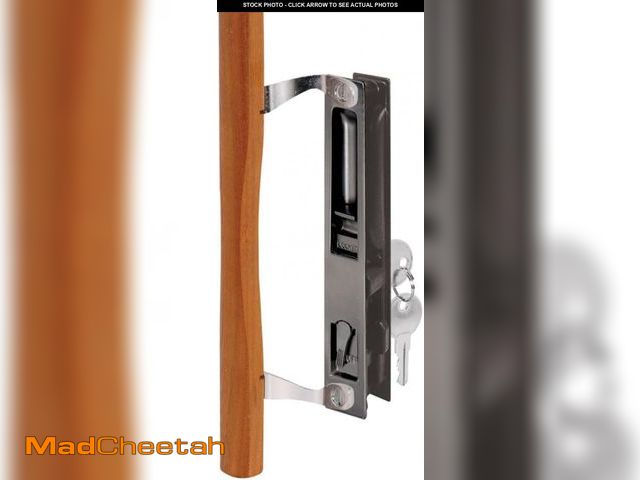 Lot 74-9568241 - Prime-Line C 1032 Keyed Sliding Glass Door Handle Set â Replace Old or Damaged Door Handles Quickl...