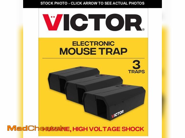 Lot 74-12718547 - Victor Humane Mouse Traps Indoor for Home - M250BSR-3 - No Touch Electric Mouse Traps for Home, Pack...