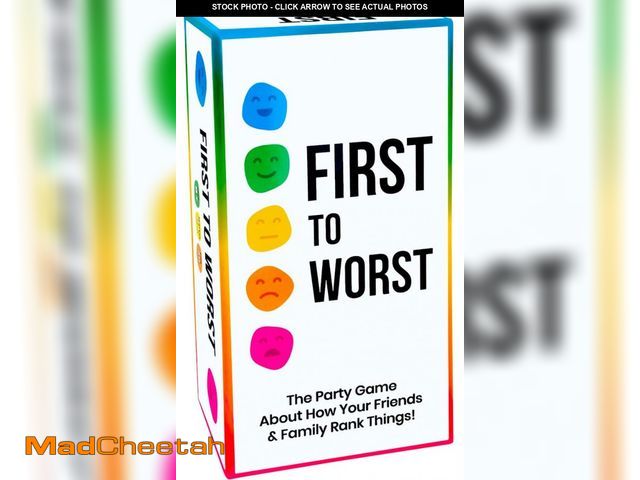 Lot 74-11549852 - FIRST TO WORST Party Game - The Card Game About How Your Friends and Family Rank Things - for Kids, ...