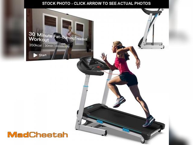 Lot 74-12162263 - Automatic Incline Treadmills for Climb Running , 4.0HP 400+lb Weight Capacity Treadmills with Adjust...