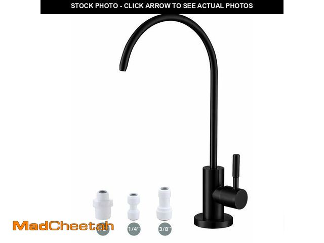 Lot 74-13947936 - Bifordo Drinking Water Faucet Matte Black Water Filter Faucet, SUS304 Stainless Steel, Easy to Insta...