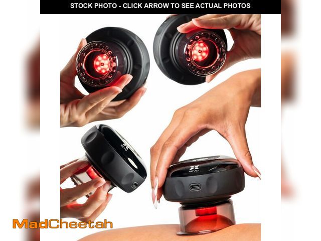 Lot 74-14064073 - REVO The Original 4-in-1 Smart Cupping Therapy Massager, Red Light Therapy for Targeted Pain Relief,...