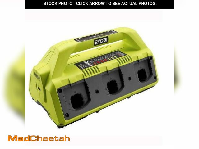 Lot 74-12790635 - Ryobi P135 18V One+ 6 Port Lithium Ion Battery Supercharger (18V Batteries Not Included/Charger Only...