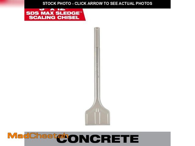 Lot 74-14309712 - Milwaukee 3 in. x 12 in. SLEDGE SDS-MAX Scaling Chisel - UNUSED
