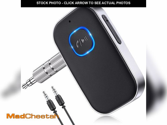 Lot 74-14424920 - COMSOON Bluetooth Receiver for Car, Noise Cancelling 3.5mm AUX Bluetooth Car Adapter, Wireless Audio...