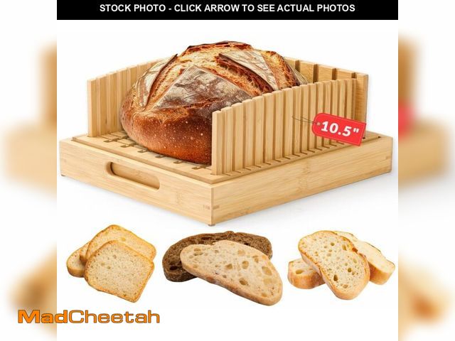 Lot 74-13545520 - LukieBoee Sourdough Bread Slicer Ã¢â¬â 10.5Ã¢â¬Â³ Adjustable Bread Cutter for Homemade Bread, Pr...