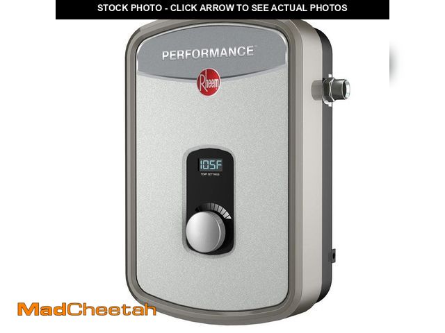 Lot 74-13784793 - Rheem Performance 8 kW 1.55 GPM 240-Volt Self-Modulating Electric Tankless Water Heater - UNUSED