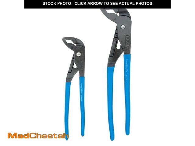 Lot 74-13667420 - Channellock Griplock 12.5 in. and 9.5 in. Tongue and Groove Pliers Gift Set - UNUSED