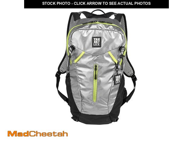 Lot 74-13043859 - TRE XX FLEX Neon Lime 35L Urban Outdoor Hiking Backpack | Water Resistant, Lightweight Daypack, Swis...