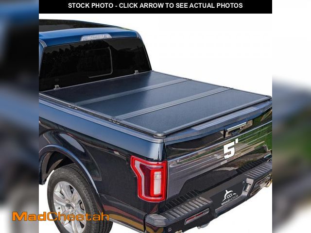Lot 74-12429855 - Hard Folding Truck Bed Tonneau Cover Compatible with Toyota Tacoma 2016-2025 5 ft Short Box w/or w/o...