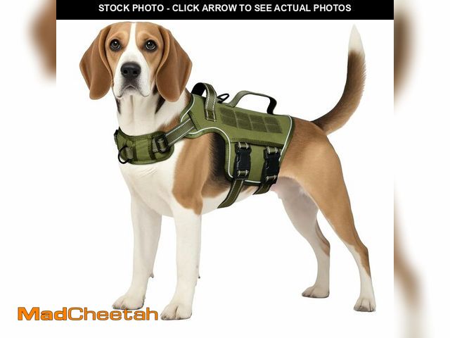 Lot 74-14431419 - RunFido Dog Harness Medium Sized Dog, No Pull Dog Vest with Molle System - UNUSED