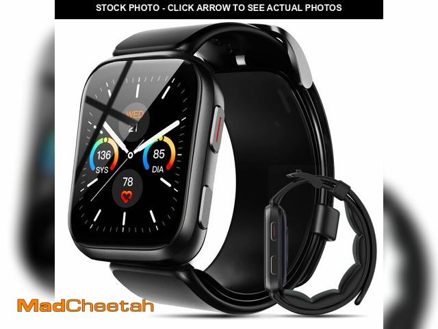 Lot 74-12980114 - YHE Smart Watch Blood Pressure, 1.95'' Blood Pressure Watch with Air Pump Cuff, Blood Pressure Monit...