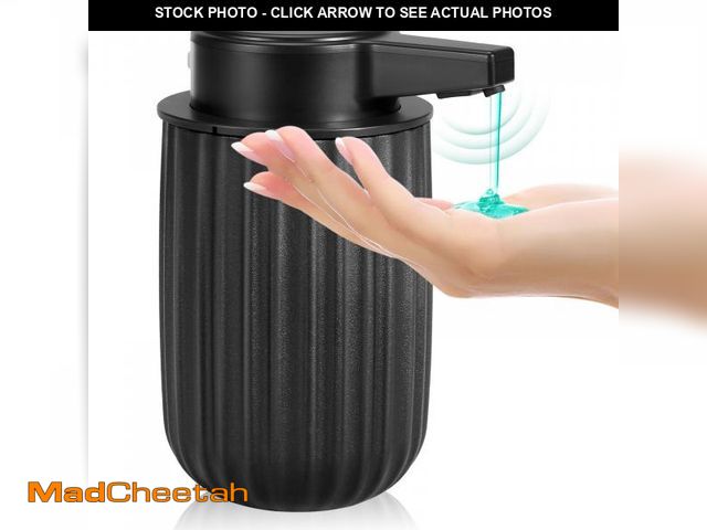 Lot 74-12047727 - Automatic Soap Dispenser Liquid Touchless: 9oz Plastic Black - Rechargeable Electric Smart 3-Level A...