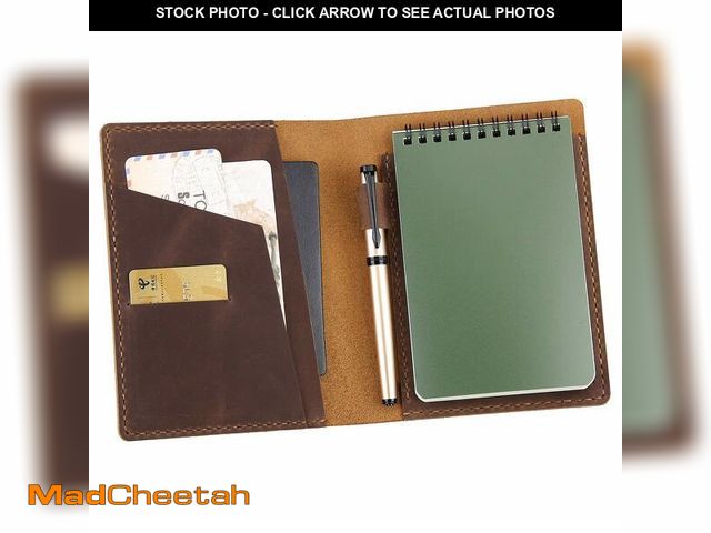 Lot 74-13568917 - Fasjosma Leather Cover Compatible with Rite in the Rain &amp; Rocketbook Mini Notebooks, Top Bound S...