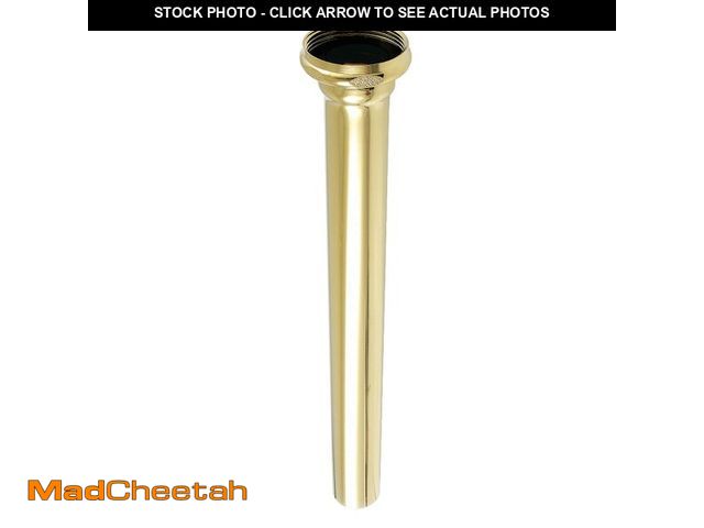 Lot 74-14073884 - Fauceture EVT12122 Possibility 1-1/2" to 1-1/4" Step-Down Tailpiece, 12" Length, Polished Brass - UN...