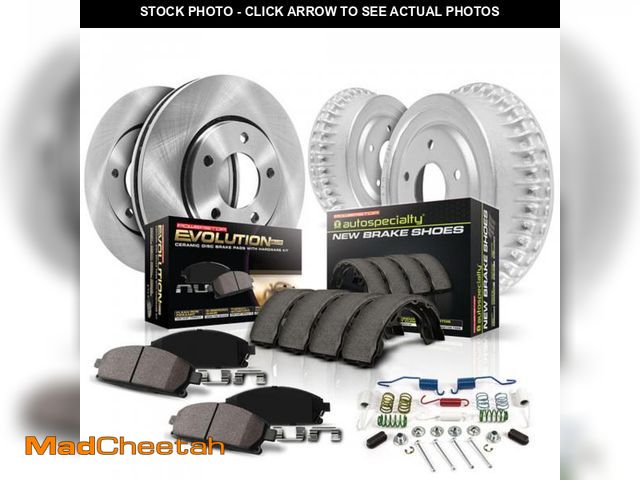 Lot 74-12157289 - *SEE DETAILS* Power Stop KOE15213DK Autospecialty Front and Rear Replacement Brake Kit-OE Brake Drum...