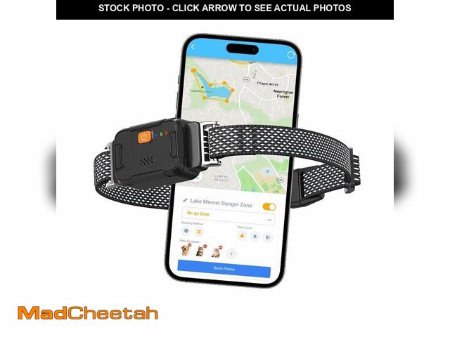 Lot 74-13455797 - Tilatumo GPS Dog Collar Fence System: Real-Time GPS Tracking Health Monitoring Virtual Fence IPx7 Wa...