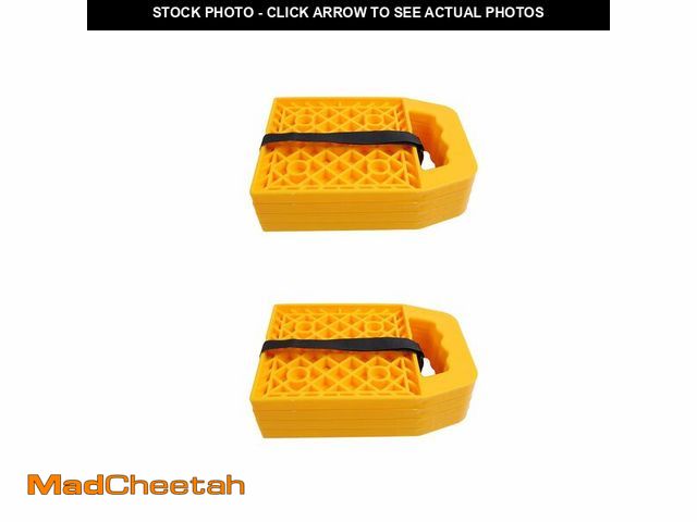 Lot 74-14144367 - AIVWUMOT RV Stabilizing Jack Pads RV Leveling Blocks with Easy Grip Handle Fit for Camper,RV,Travel ...