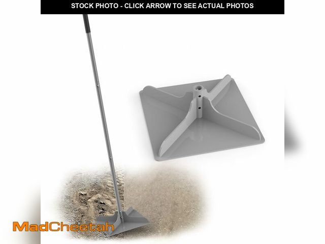 Lot 74-14264592 - ARPEAK 10"Ãâ10" Steel Hand Tamper, 48" Adjustable Handle Manual Soil Compactor &amp; Dirt Tamper ...
